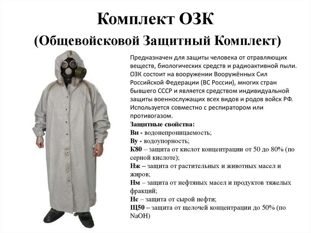 Общевойсковой защитный комплект ОЗК с хранения новый цвет зеленый Рост ...