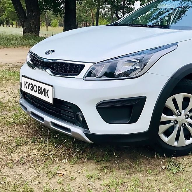 Бампер передний в цвет кузова Kia Rio X-Line Киа Рио Икс Лайн (2017 ...