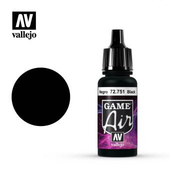 Краска Valleio 72751 GAME AIR Black (Черный) #1