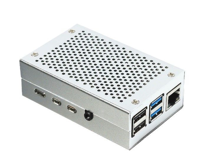 Корпус ACD RA507 Silver for Raspberry Pi 4B - купить с доставкой по ...