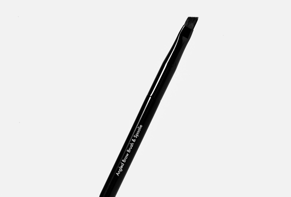Двусторонняя скошенная кисть для бровей angled brow brush - купить с ...