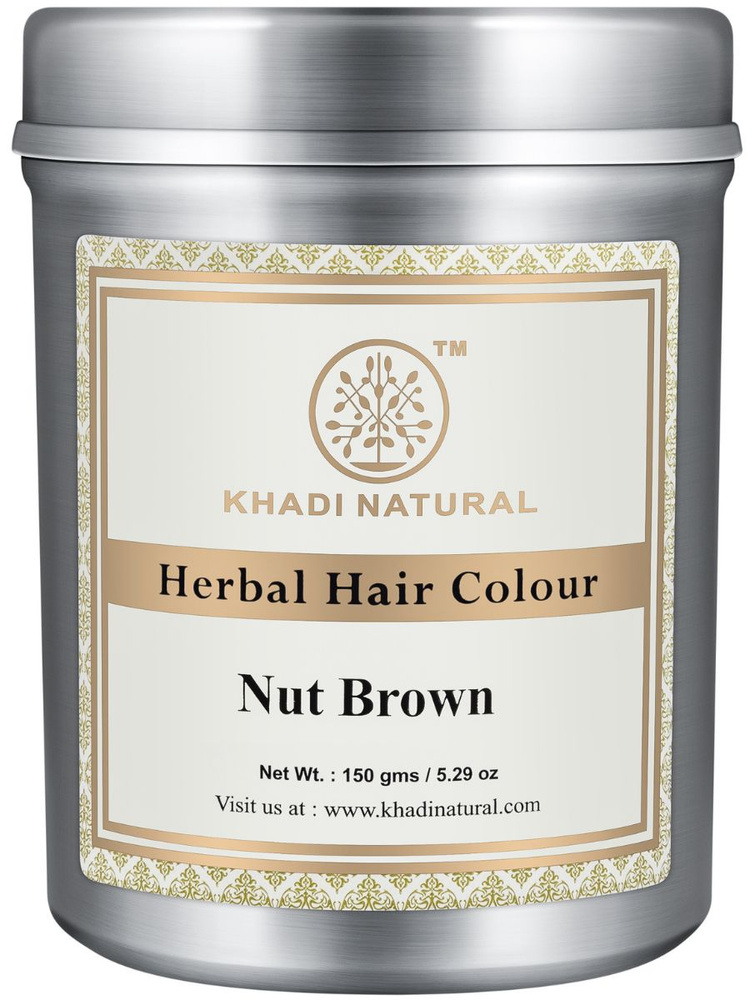 Khadi Natural Хна для волос НАТУРАЛЬНЫЙ ОРЕХ, 150 гр #1
