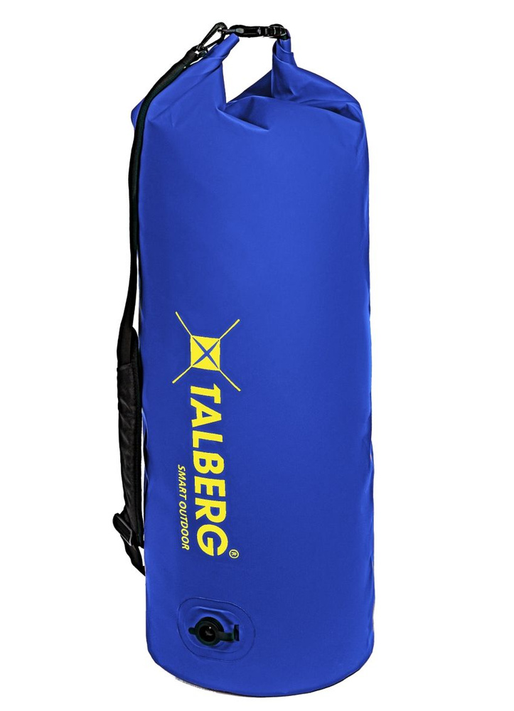 Гермомешок водонепроницаемый, гермосумка туристическая Talberg EXTREME PVC 80 л голубая, для сплава, #1