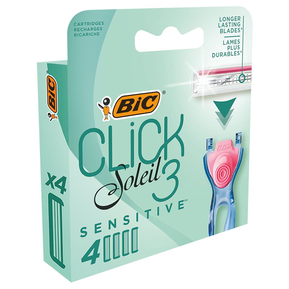 Bic Click Soleil 3 Sensitive Сменные кассеты 4шт #1