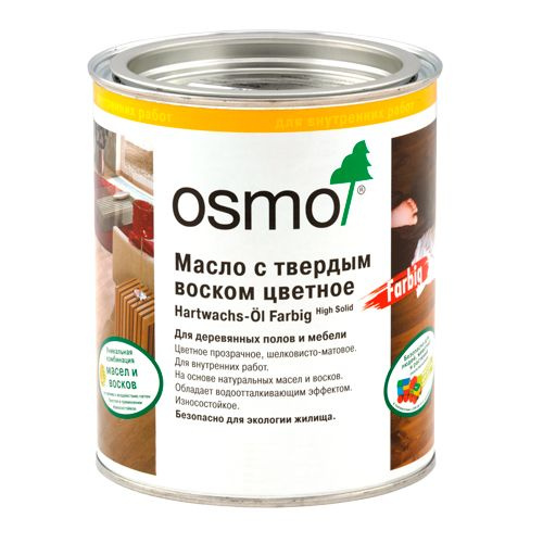 OSMO/ОСМО, Масло-воск, 3071 Мед, 0,75 л. #1