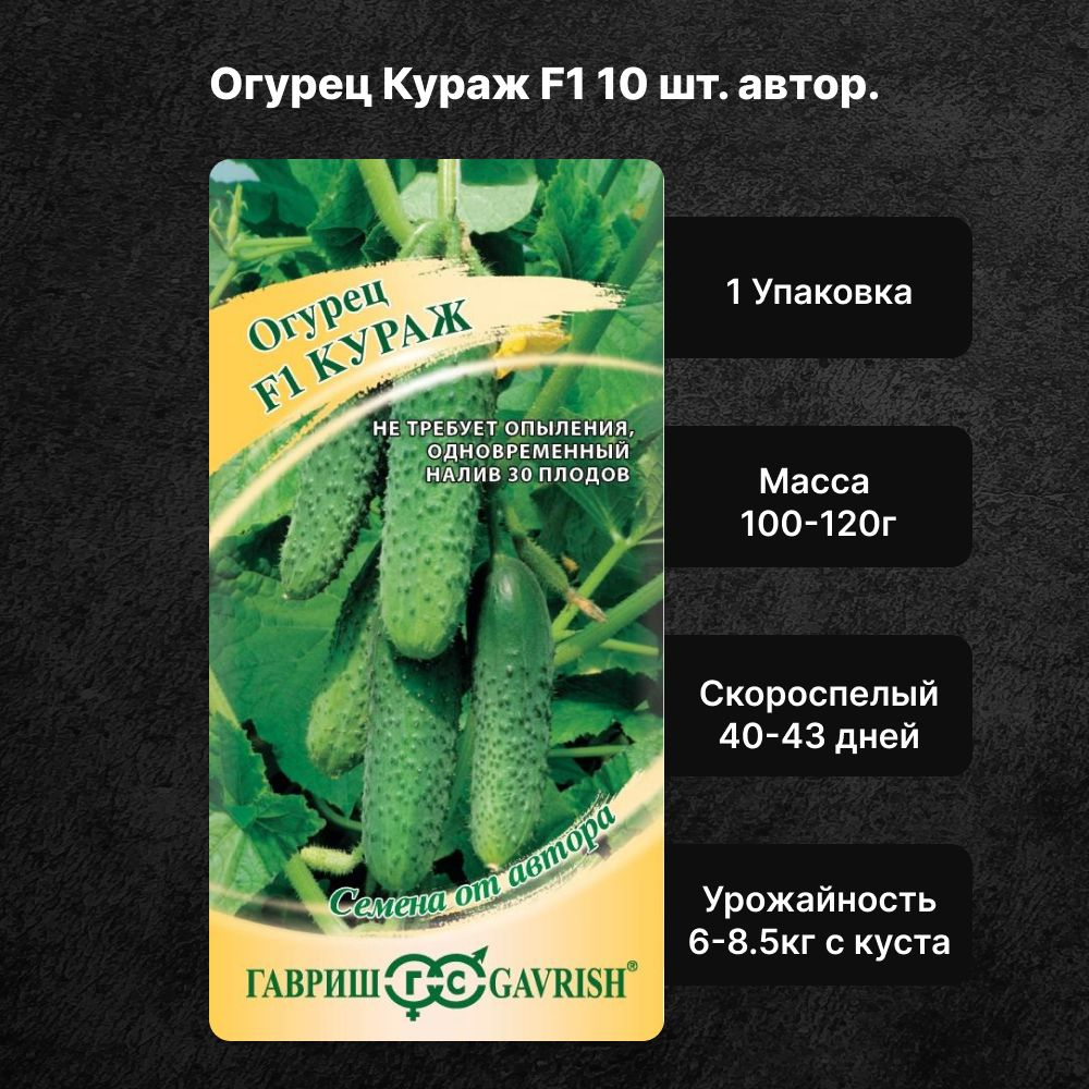 Кураж Огурцы Купить Семена