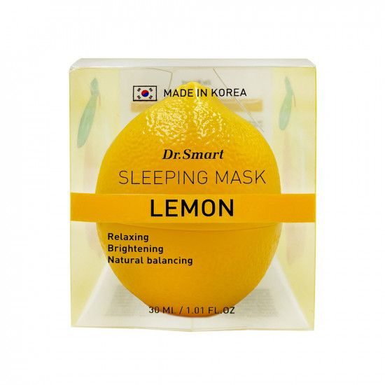 Ночная маска для лица с экстрактом лимона Sleeping Mask Lemon, Dr ...