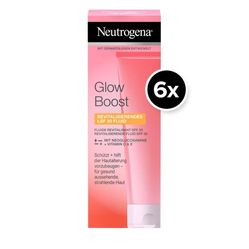 Neutrogena восстанавливающий флюид "glow boost" с spf 30 #1