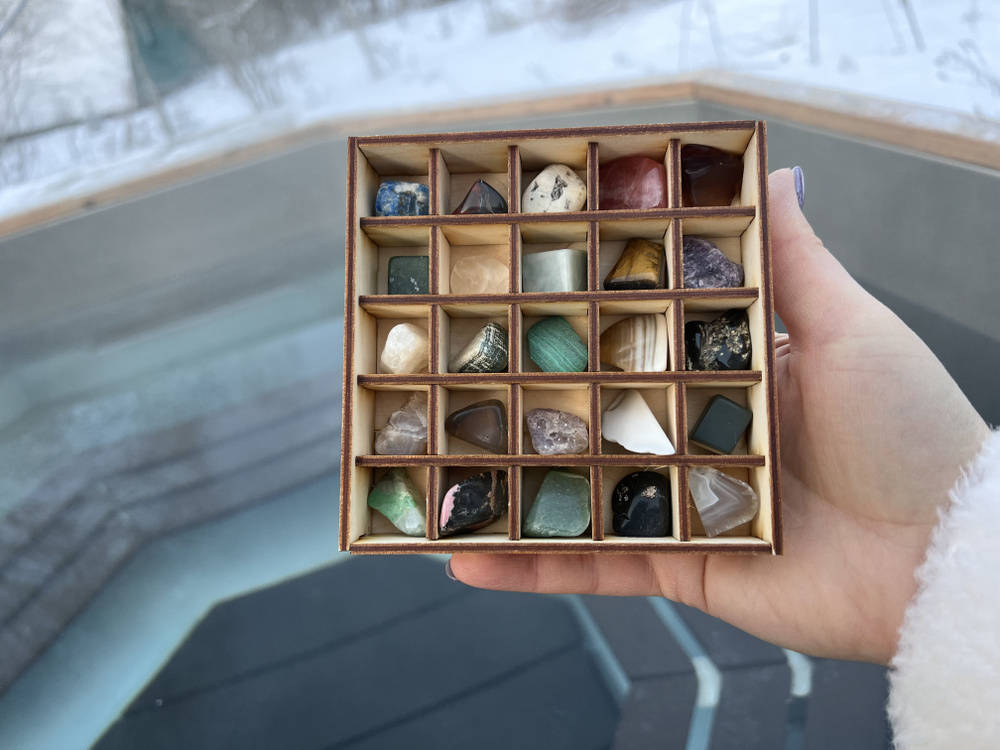 Набор камней и минералов, камни натуральные, минералы, самоцветы ...