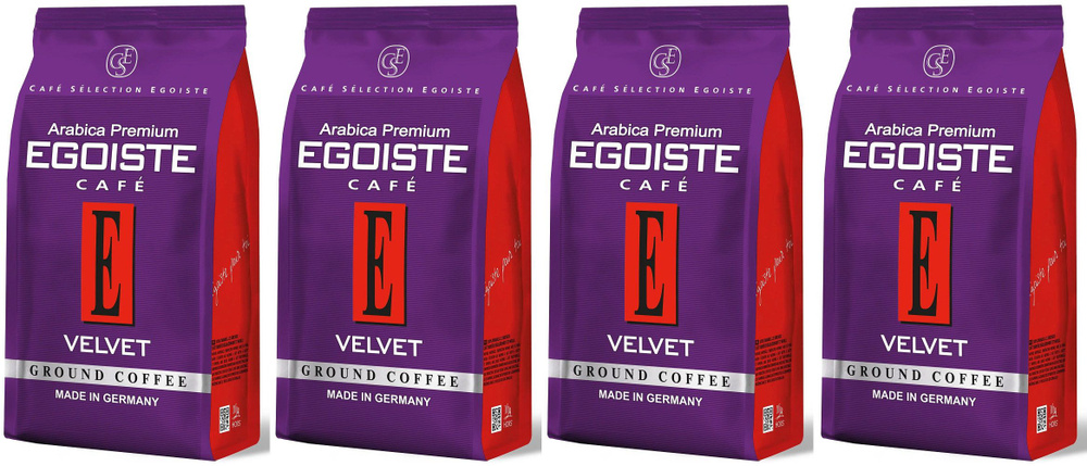Кофе молотый натуральный Egoiste Velvet 200 гр х 4 шт. #1