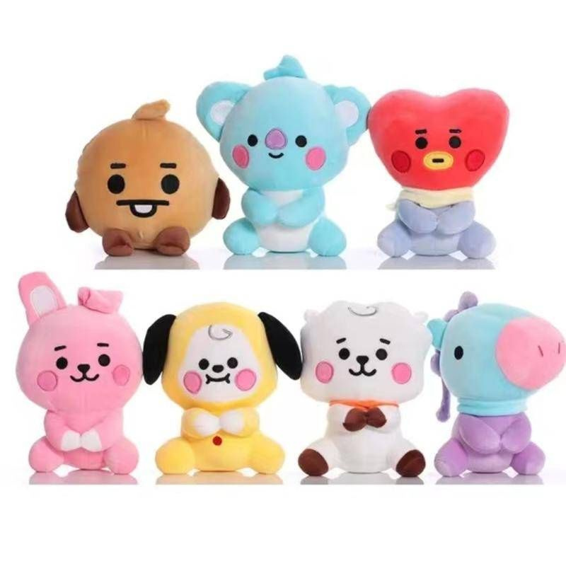чебурашка мягкая игрушка KPOP BTS BT21,RJ - купить с доставкой по ...