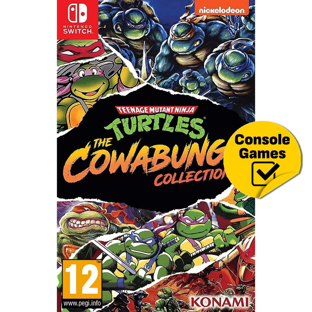 Игра Teenage Mutant Ninja Turtles:The Cowabunga Collection (Nintendo  Switch, Английская версия)