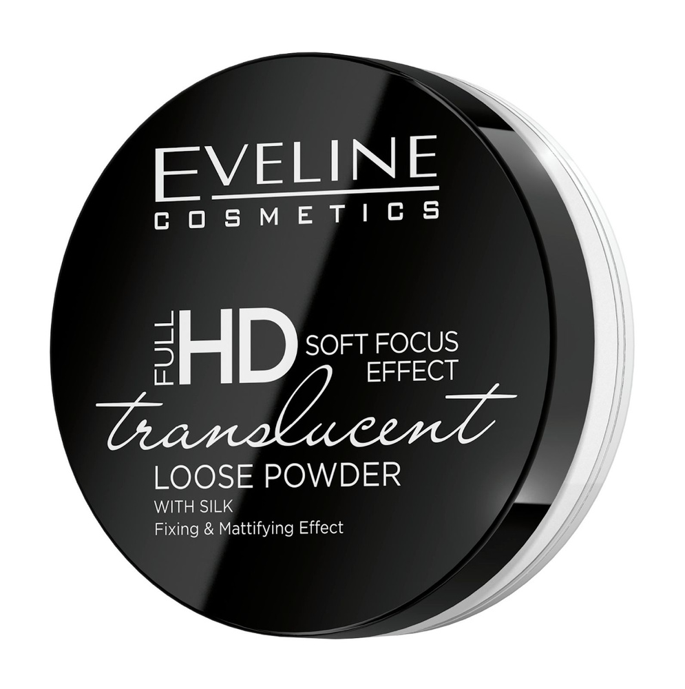 EVELINE Пудра транспарентная Full HD Mineral Loose Powder фиксирующая, 6 г, Translucent  #1