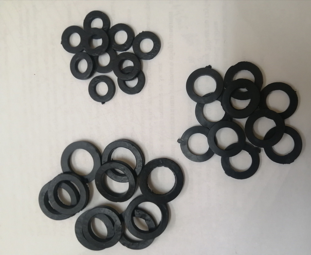 Прокладки сантехнические резиновые набор 1",3/4",1/2 " - купить в ...