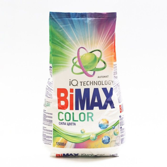 BIMAX Стиральный порошок Color, автомат, 1.5 кг - купить с доставкой по ...