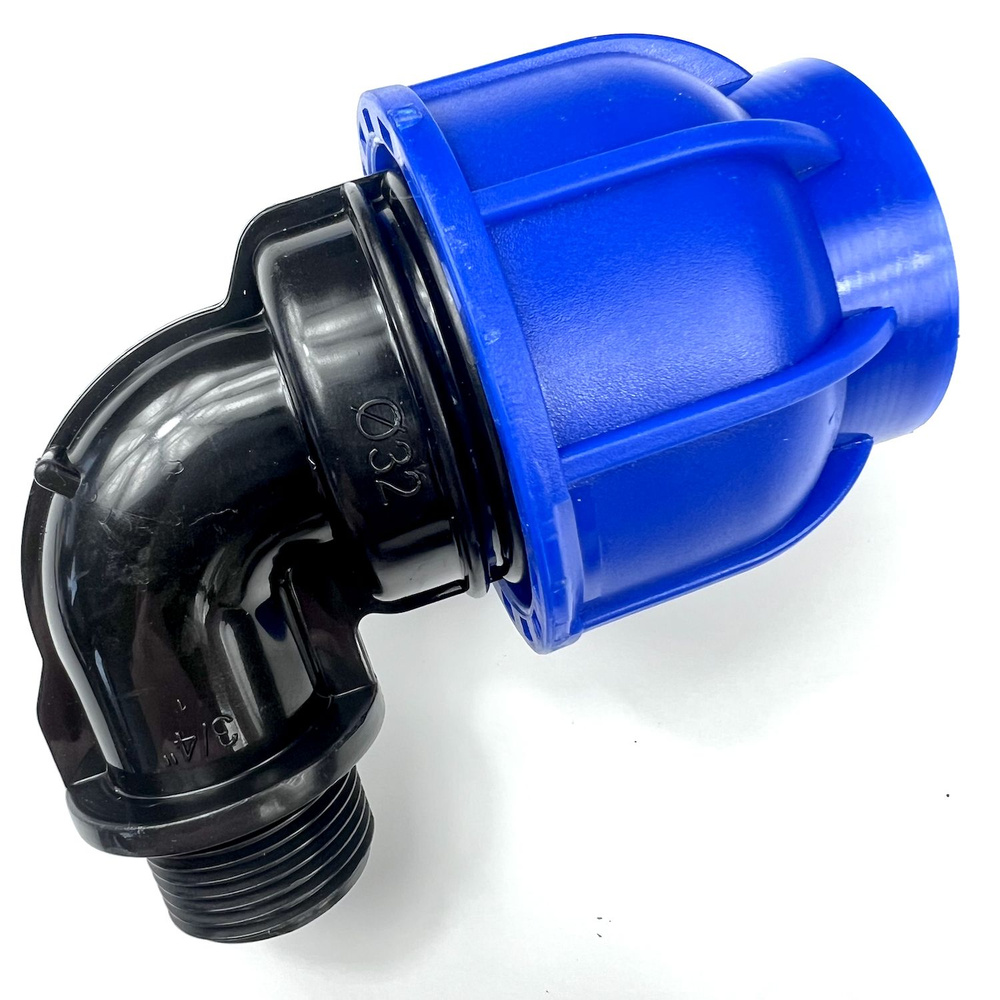 Угол BOUTTE ПНД 32 - 3/4" НР купить на OZON по низкой цене (881993801)