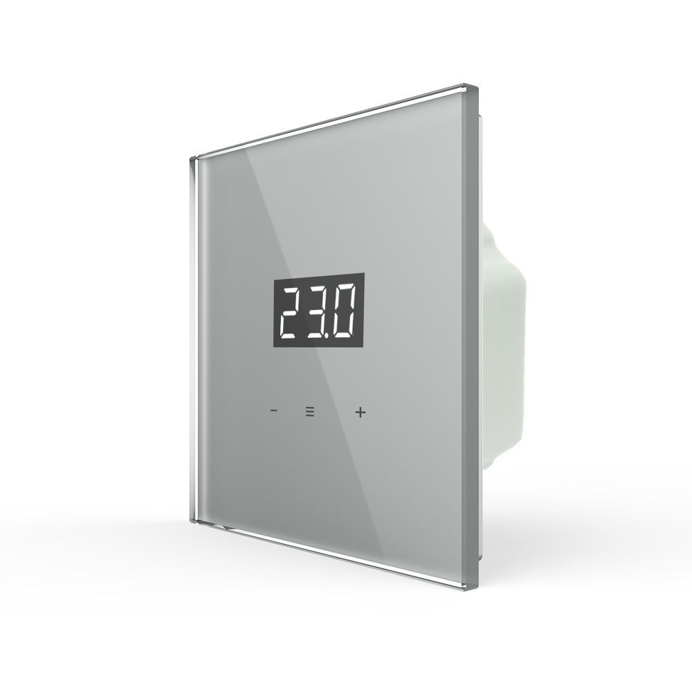 Терморегулятор/термостат Terneo S, стеклянная панель, сенсорное управление, внешний датчик температуры, #1