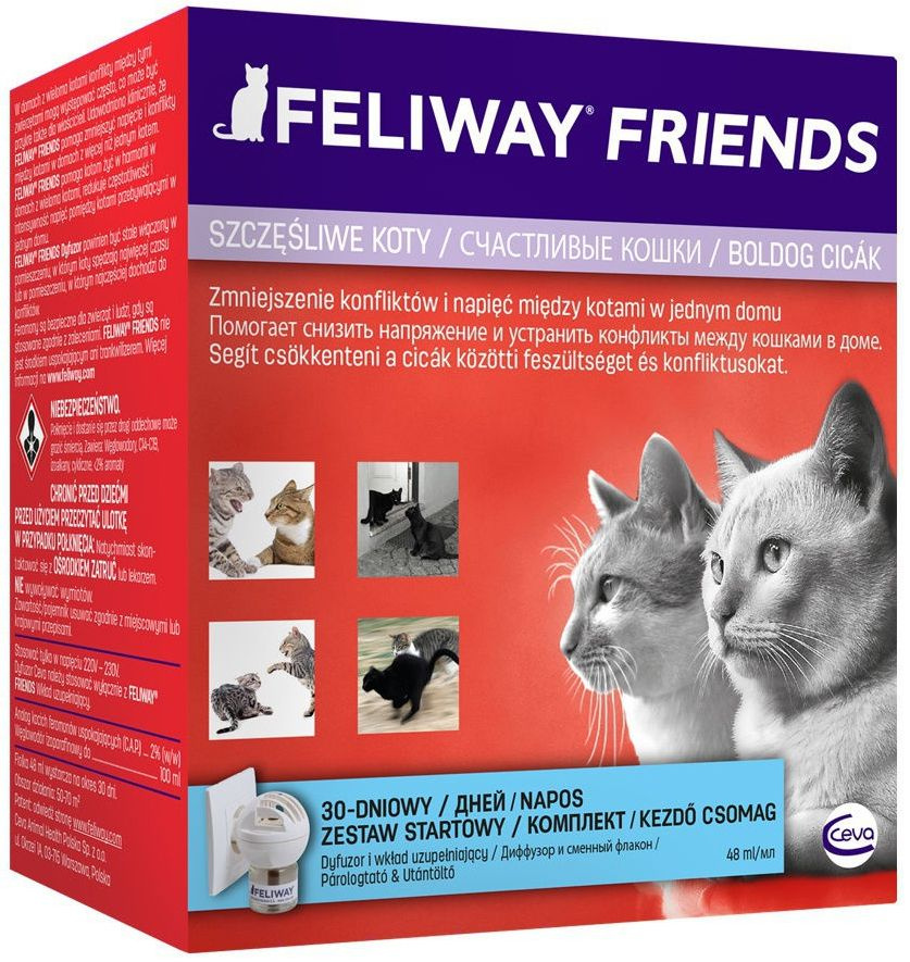 CEVA Feliway Friends феромон для коррекции поведения кошек, флакон + диффузор, 48 мл  #1