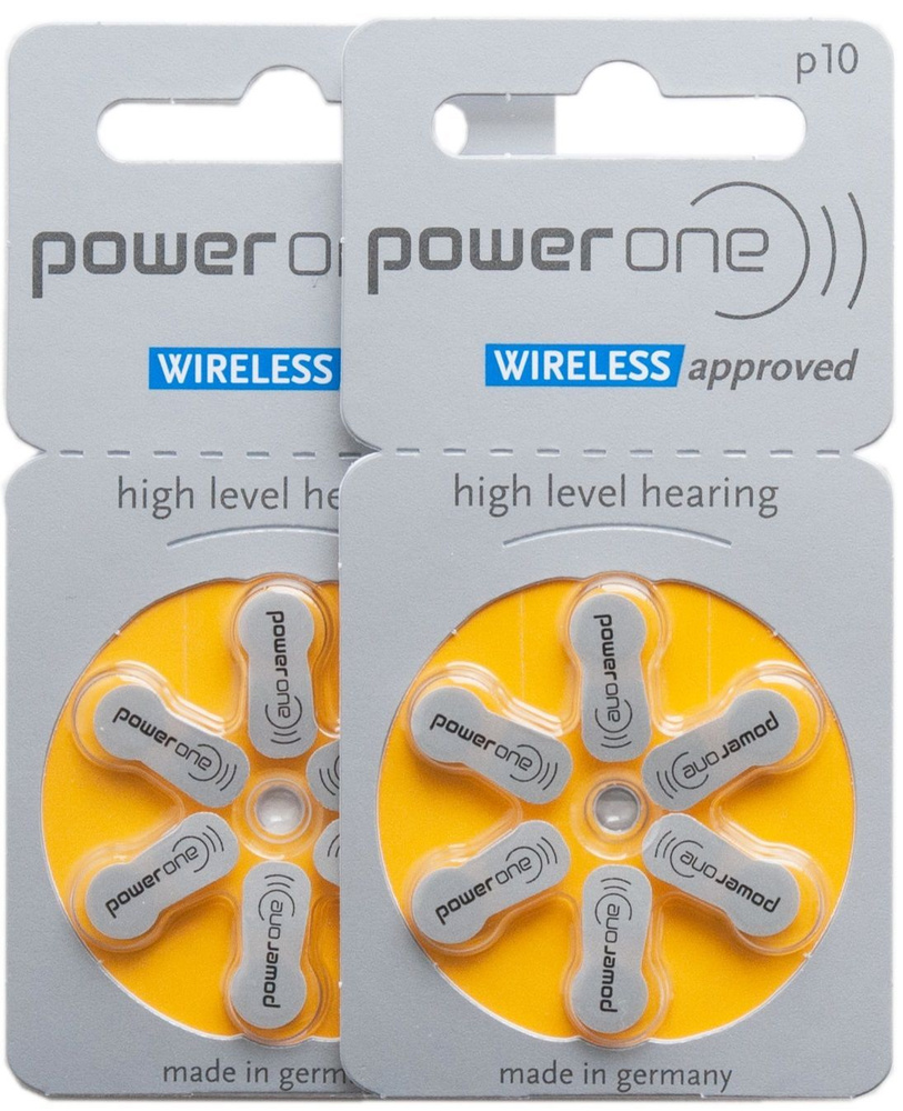 Power One Батарейка PR70 (ZA10, V10, DA230), Воздушно-цинковый тип, 1,4 ...