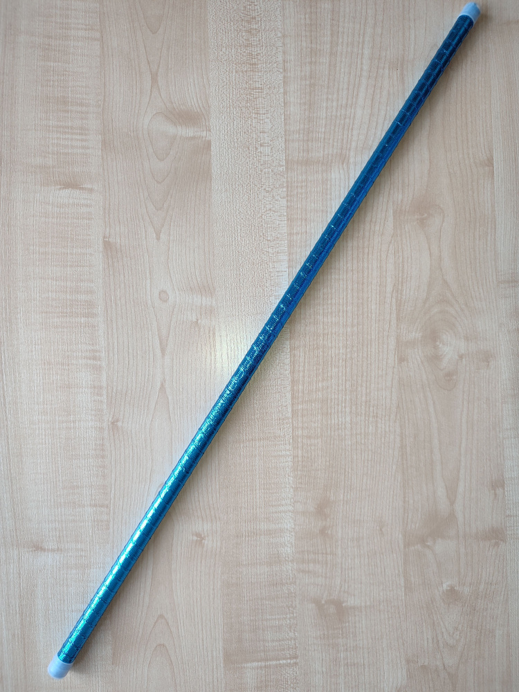 Прямая трость для танцев, 90 см голубая #1