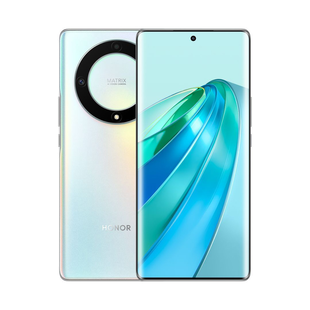 Honor Смартфон X9a Ростест (EAC) 6/128 ГБ, серебристый