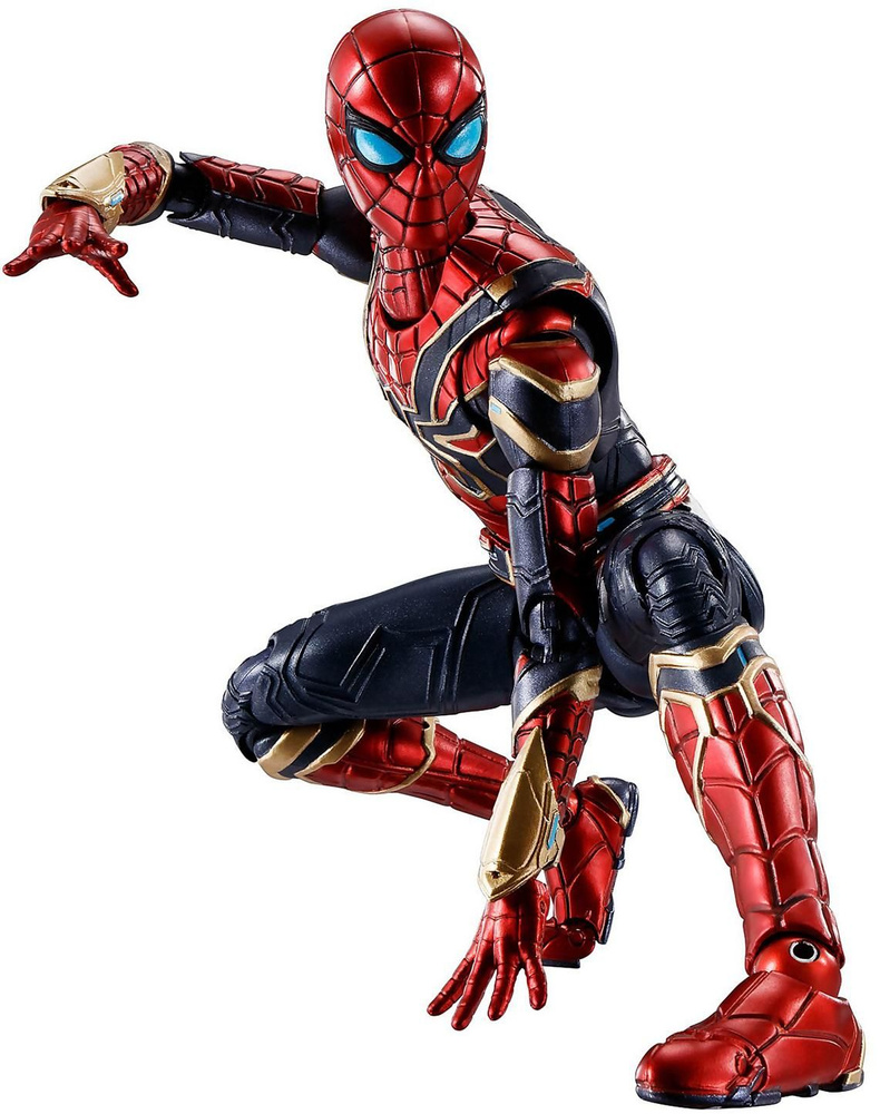 Подвижная фигурка Bandai Tamashii Nations S.H.Figuarts Железный Паук Iron  Spider Человек-паук Нет пути домой Spider-Man No Way Home 4573102639868 15  см - купить с доставкой по выгодным ценам в интернет-магазине OZON  (1267203755)