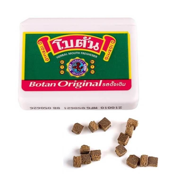 Пастилки тайские Botan для свежести дыхания из солодки и мяты Original Herbal Mouth Freshener, 300 шт #1