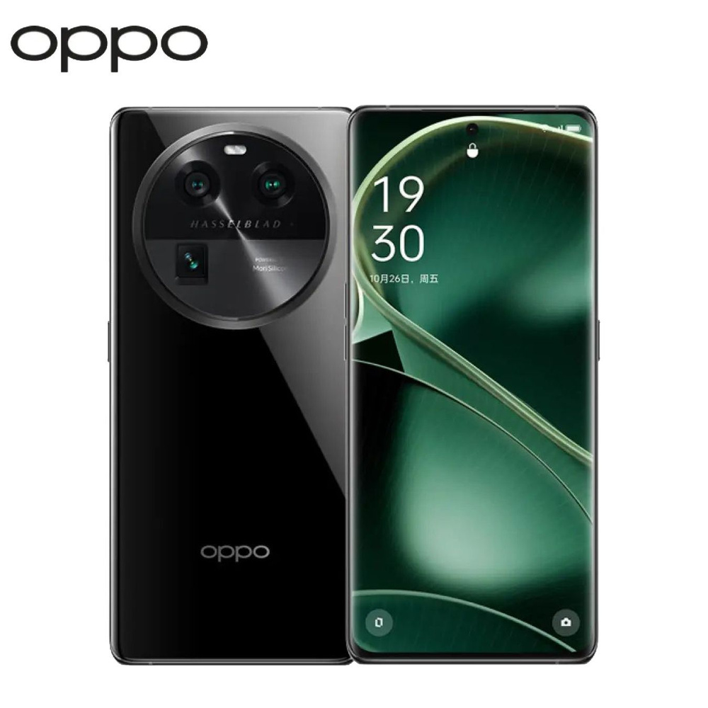 OPPO Смартфон Find X6 Поддержка русского языка + сервис Google 12/256 ГБ,  черный