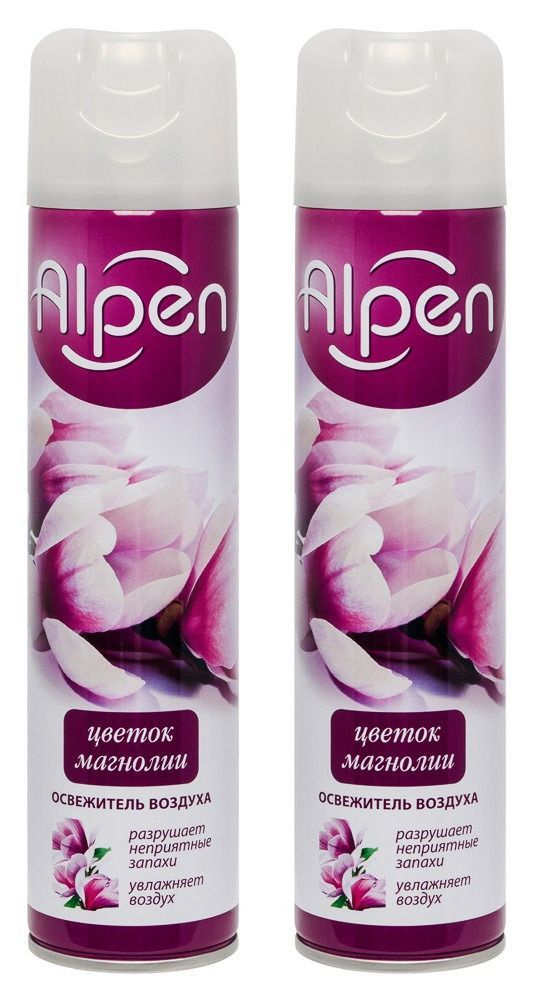 Alpen Освежитель воздуха Цветок магнолии, 300 мл, 2 штуки #1