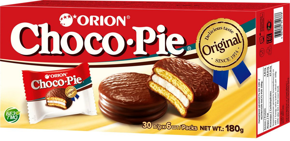 Печенье "ORION ChocoPie", 180г #1