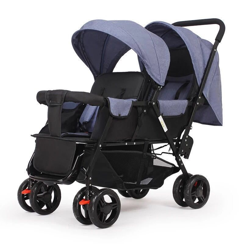 Коляска-люлька,Коляска для двойни, легкая, складная - купить с ...