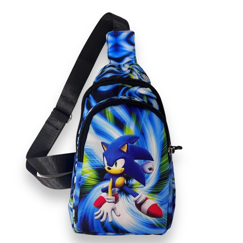 Рюкзак детский Соник для мальчика девочки. Сумка через плечо Sonic ...