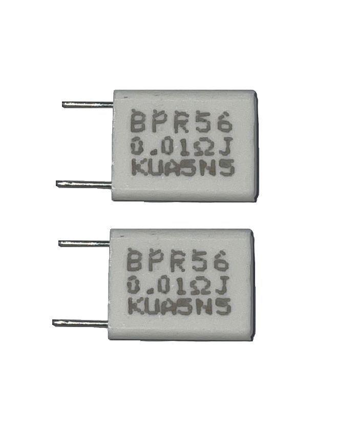 2 штуки! Резистор керамический цементный BPR56 5Вт 0,01 Ом / резистор ...