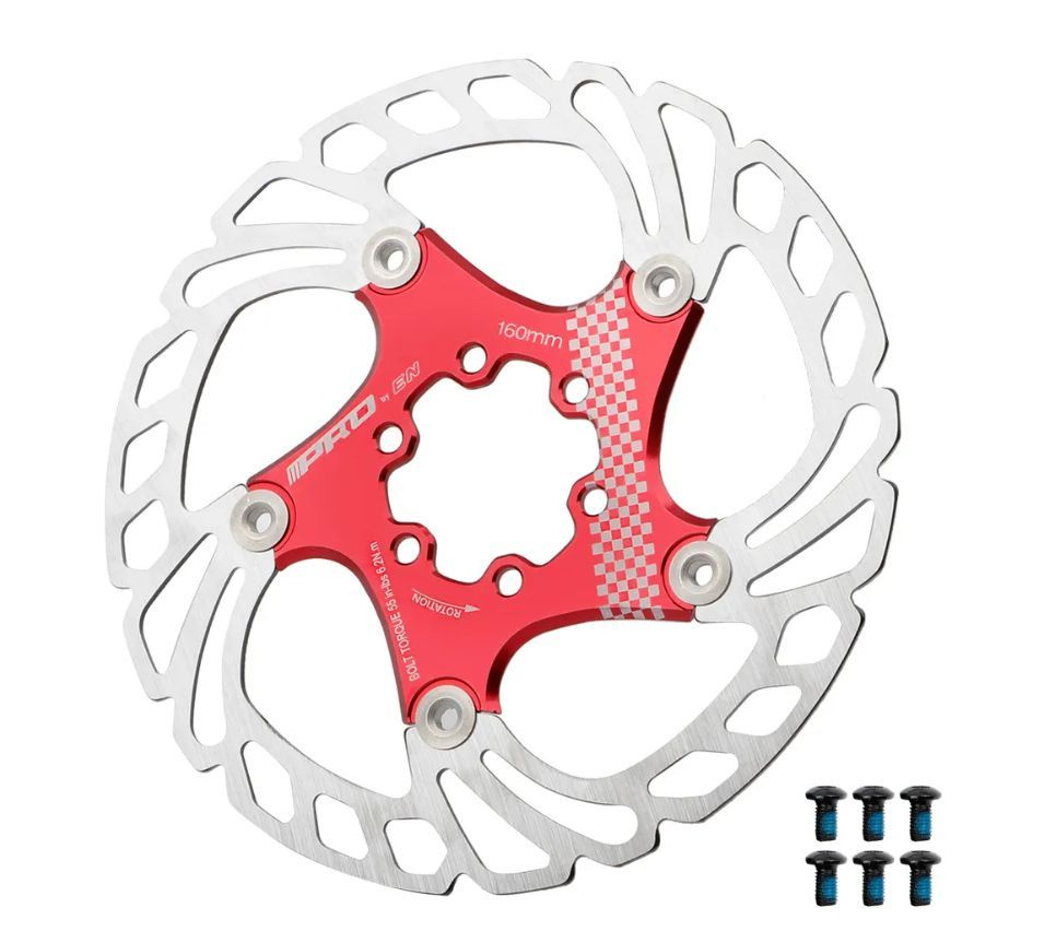 Плавающий ротор тормозного диска 160 мм с 6 болтами для горного дорожного  #1