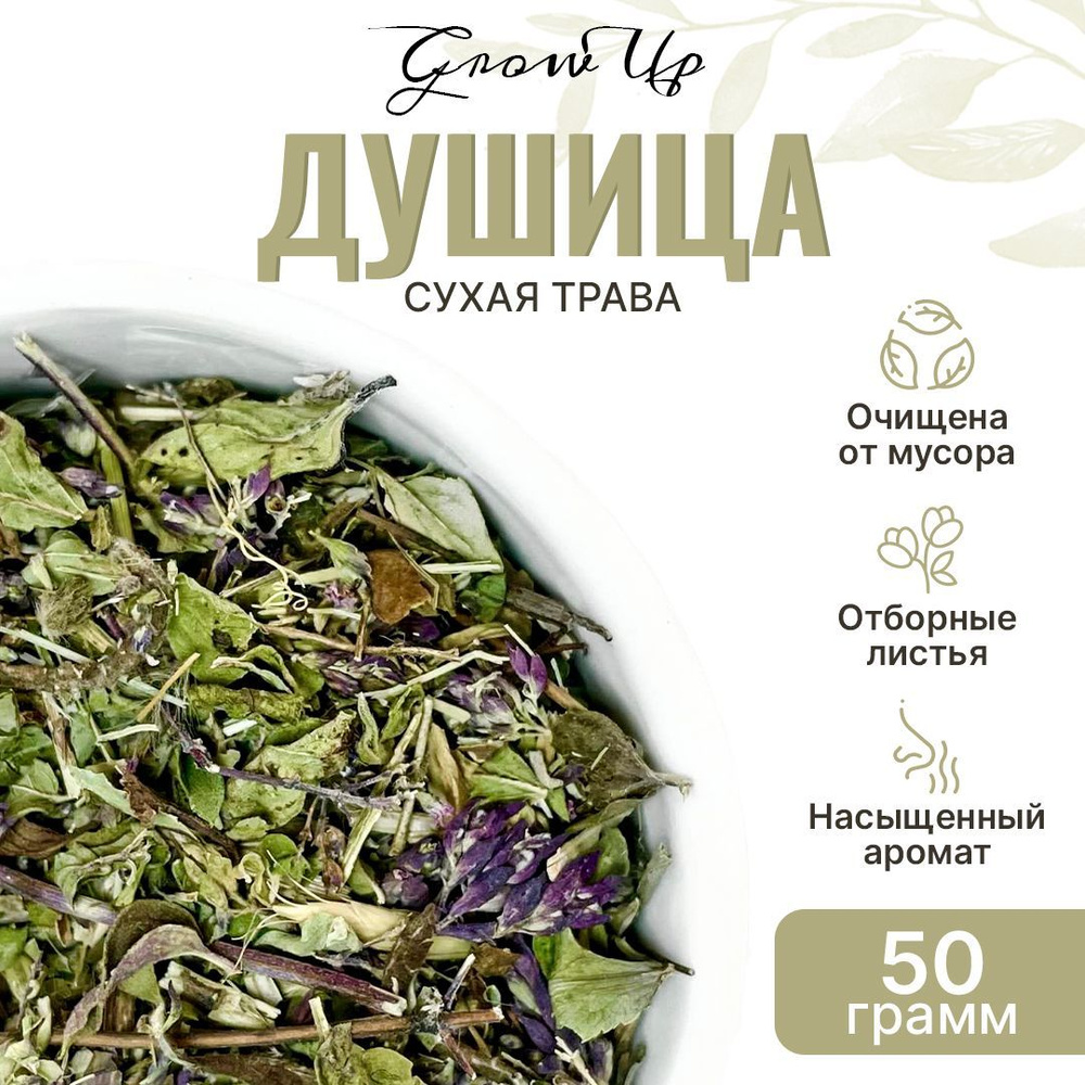 Душица 50 гр - трава сушеная, травяной чай, фиточай, фитосбор (Орегано)