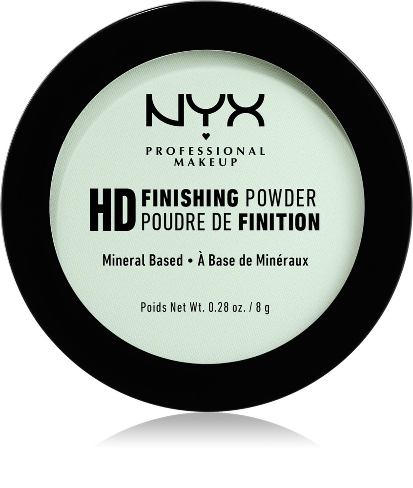 NYX PROFESSIONAL MAKEUP High Definition Finishing Powder Mint Green 0.28  Ounce