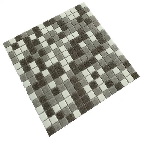 Мозаика Tessare 32,7х32,7х4см стекломасса черно-серый градиент  #1