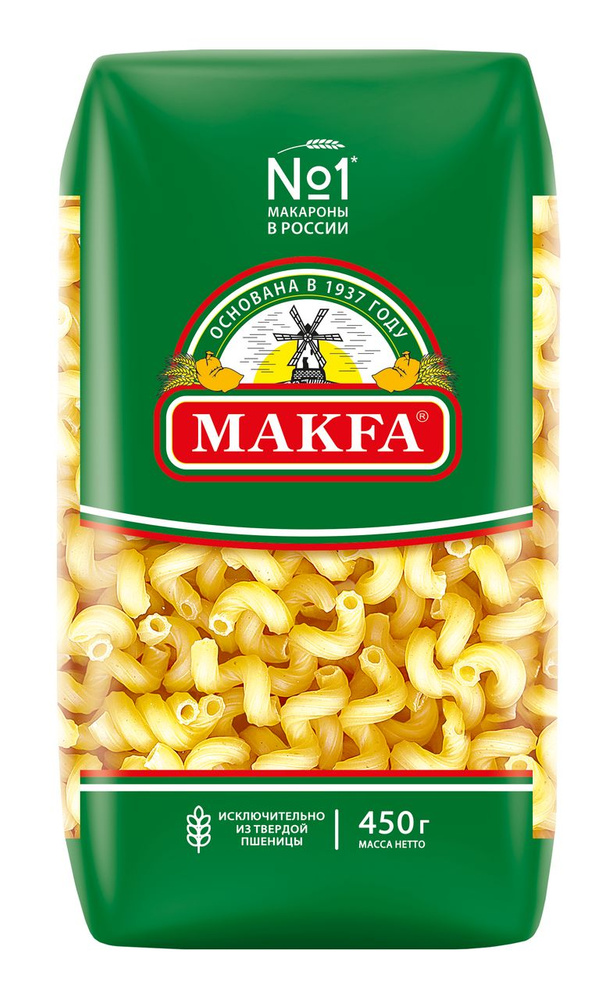 Макароны Makfa витки, 450г #1