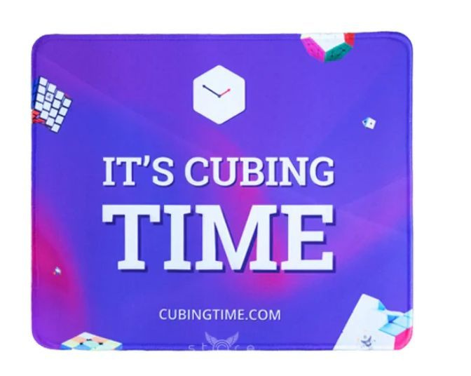 Мат для спидкубинга CUBINGTIME Мини Синий / Принадлежности головоломки / Коврик для мышки  #1