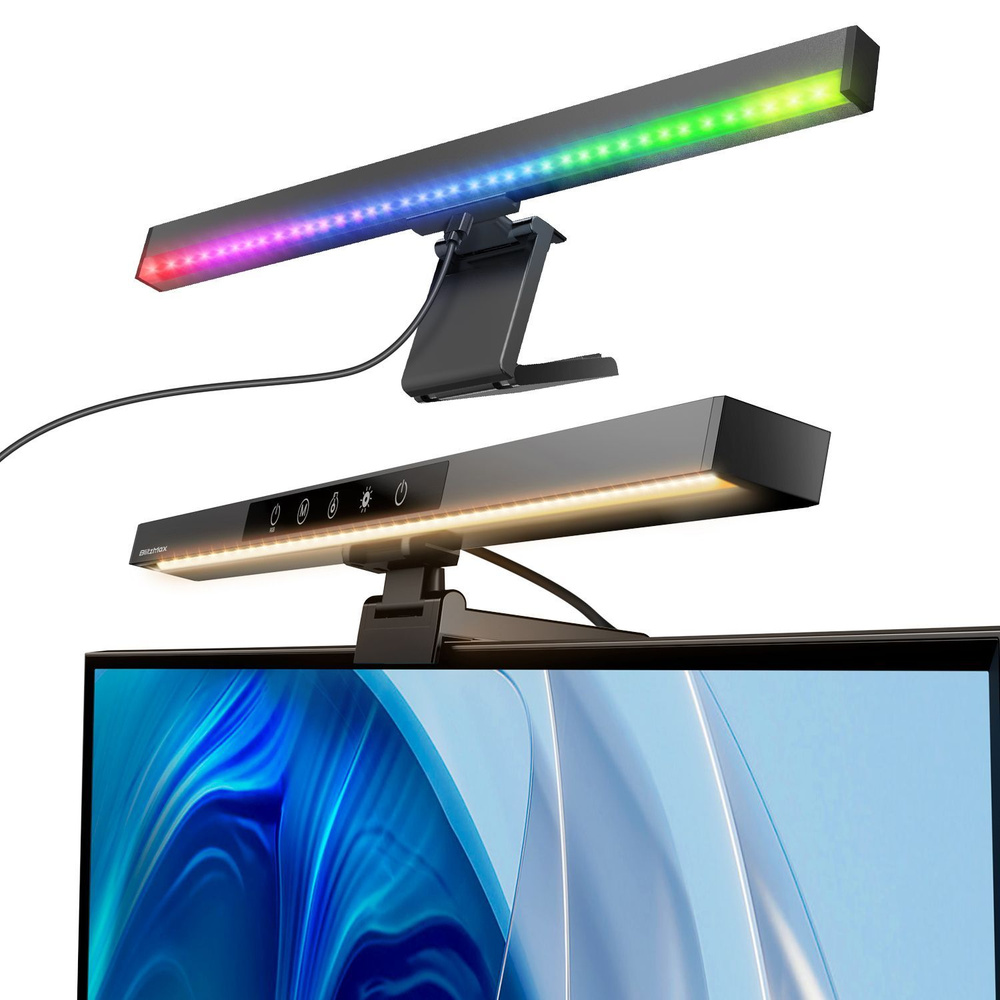 Умная светодиодная лампа для монитора BlitzMax BM CS1 RGB Monitor Light ...