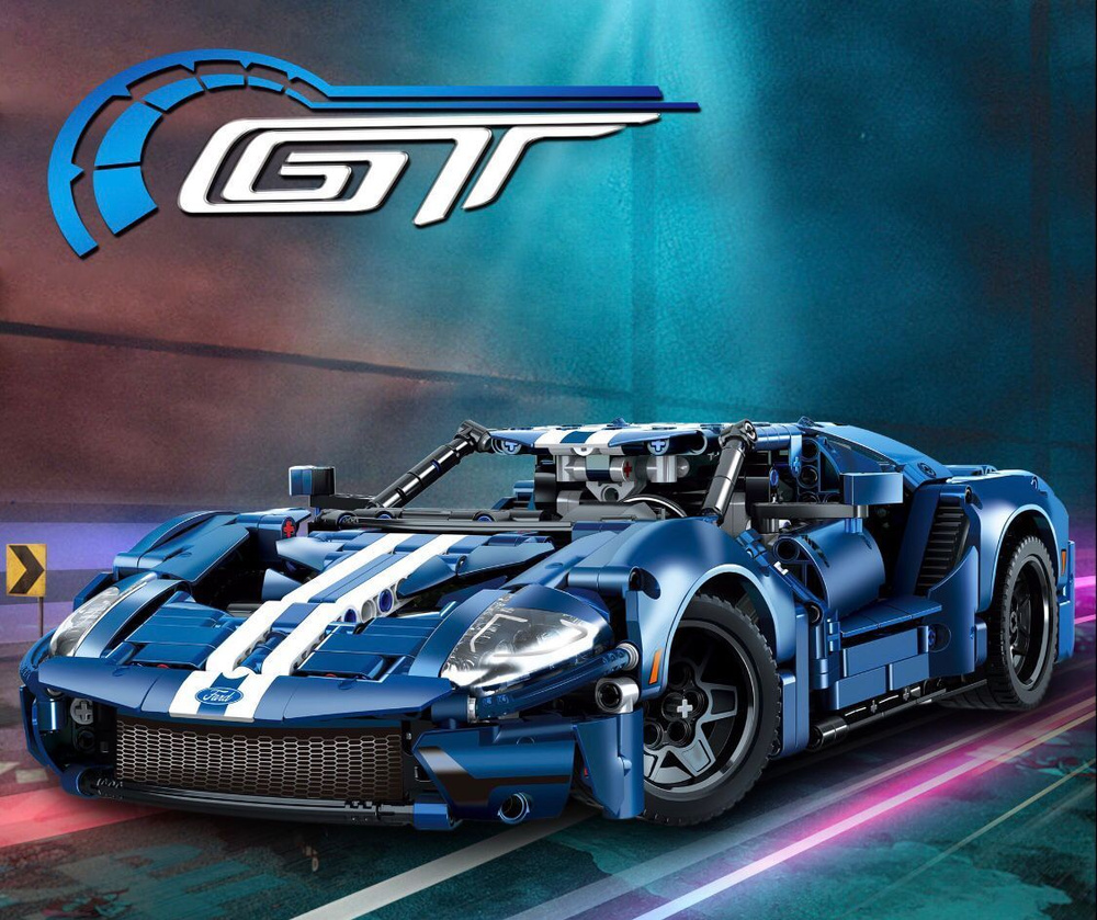 Конструктор 6116 Техник Ford GT 2022, 1466 деталей #1