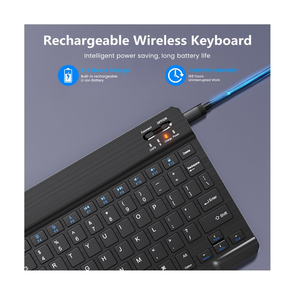 Мини-беспроводная Bluetooth-клавиатура и мышь для телефона, планшета ...