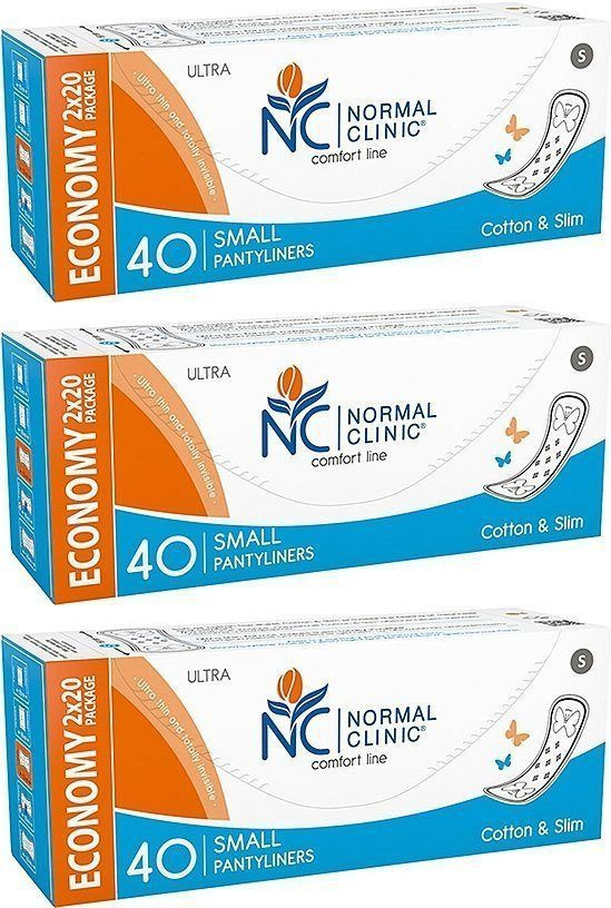 Ультратонкие прокладки NORMAL cliniс Promo - cotton & slim, 150 мм, в ...