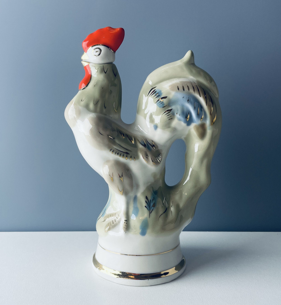 Штоф "Петух". Фарфор, роспись. Городницкий ф. з-д. СССР, 1970-е. купить ...