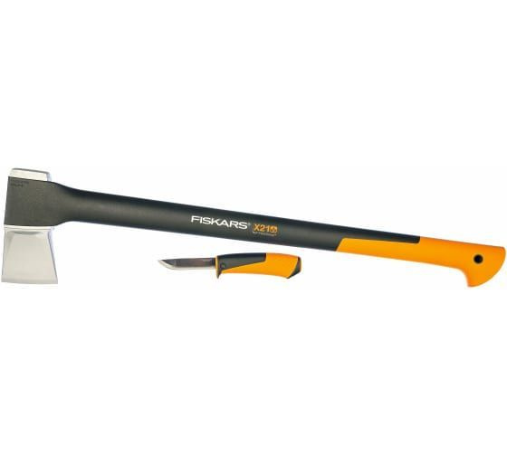 Топор-колун FISKARS X21 + нож универсальный (1025436) #1