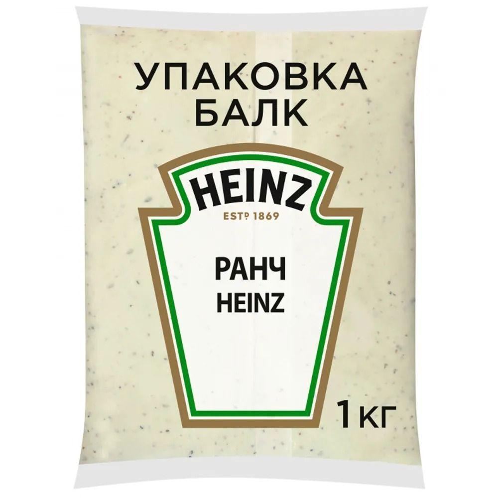 Соус чесночный Ранч балк 1 кг Heinz, 1 пакет