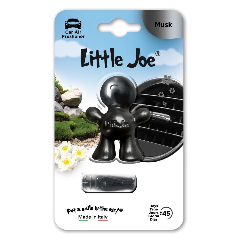 Ароматизатор для автомобиля в дефлектор улыбающийся человечек Little Joe  Metallic Musk, Мускус - купить с доставкой по выгодным ценам в  интернет-магазине OZON (341184818)