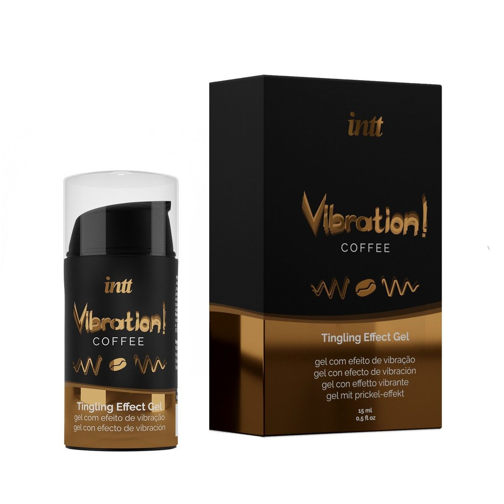 Жидкий вибратор, INTT Vibration Gel, Coffee, 15 мл. #1