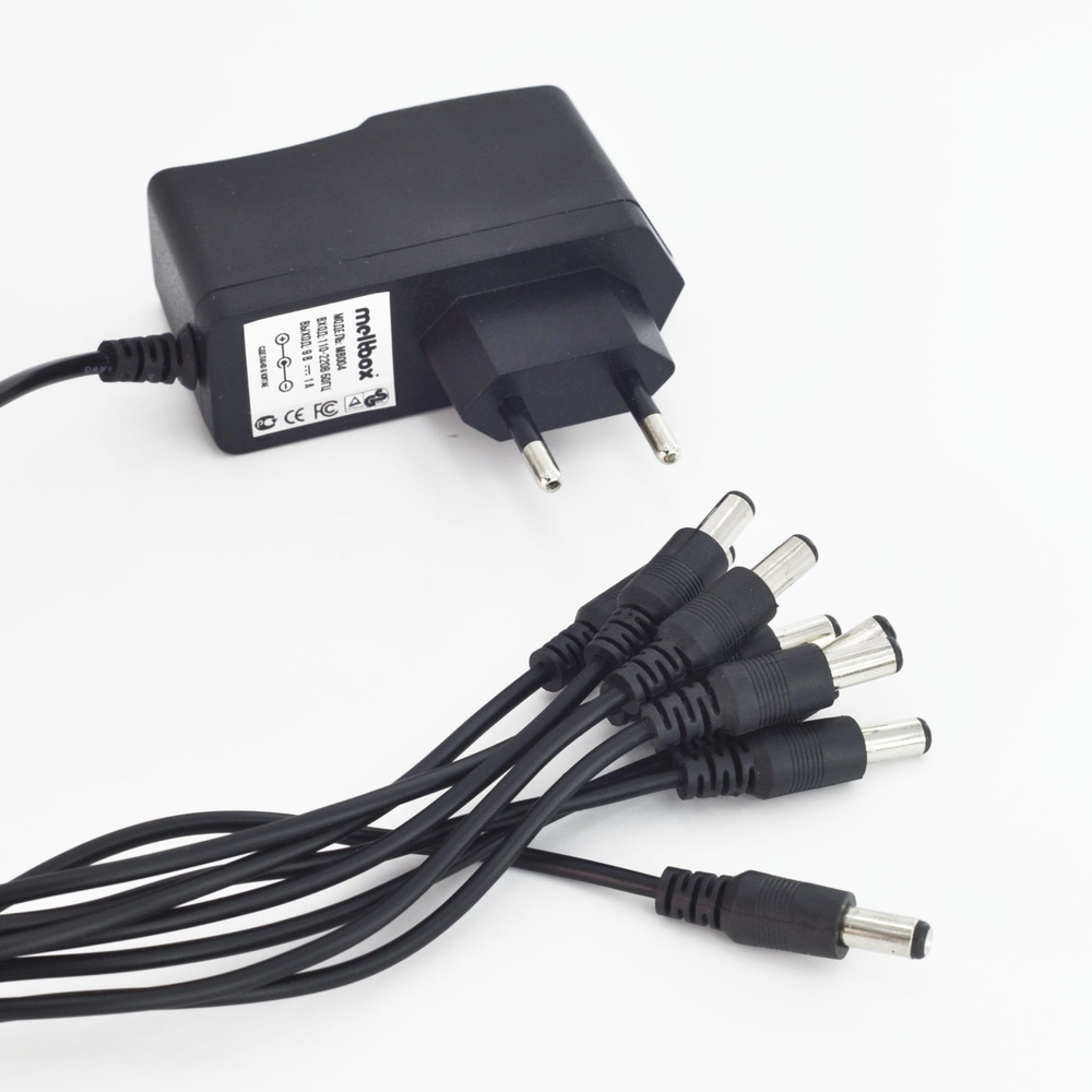 Блок питания с разветвителем на 8 выходов для гитарных педалей эффектов ...