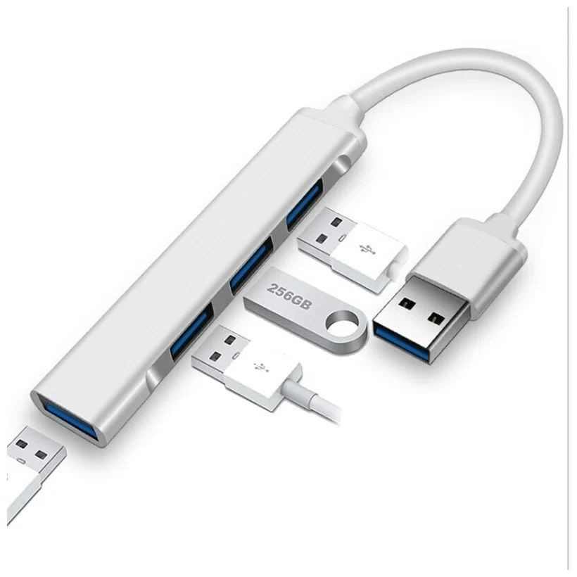 Разветвитель USB 4 порта HAMA 00200114 (разъем провода: USB). #1